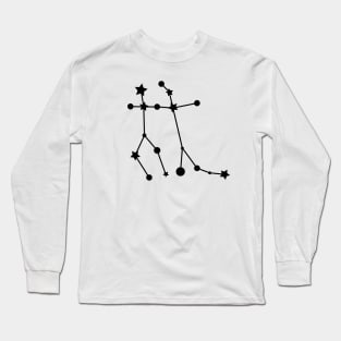 Gemini Zodiac Constellation Long Sleeve T-Shirt